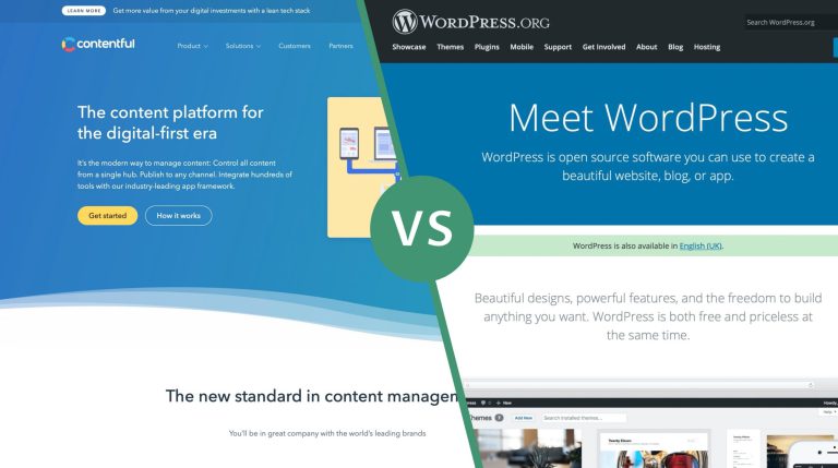 WordPress vs Contentful for Building Websites – A Frontender’s Perspective